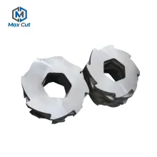 High wear-resistant recycled metal trash shredding blade